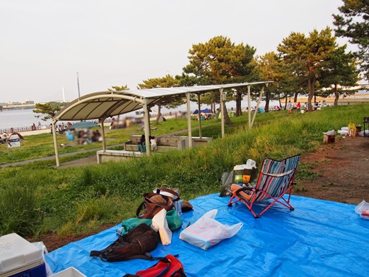 海の公園バーベキュー